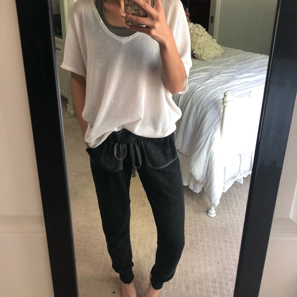 Black sweat pants